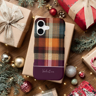 Custom and Cozy Winter Gingham Plaid Pattern