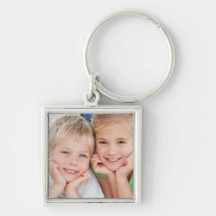 Custom and Personalized Add Your Own Photo Keychain