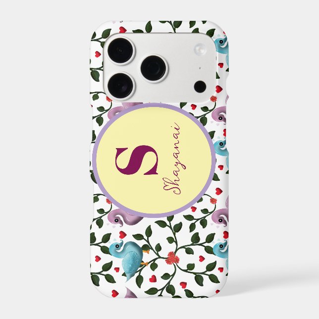 Custom and personalized birds pattern  (Back)