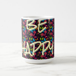 Custom and personalized Colorful Butterfly  Coffee Mug