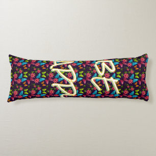 Custom and personalized Colourful Butterfly Body Pillow