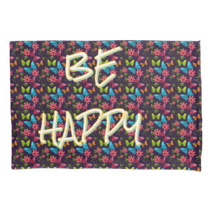 Custom and personalized Colourful Butterfly Pillowcase