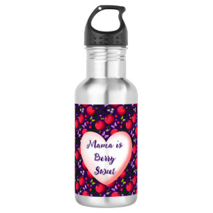 Custom and personalized Cute Cherry Butterfly  532 Ml Water Bottle