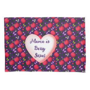 Custom and personalized Cute Cherry Butterfly  Pillowcase