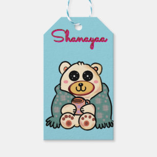 Custom and personalized cute polar bear gift tags