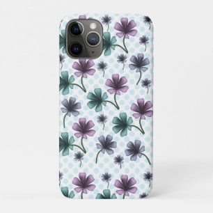 Custom and personalized floral pattern  iPhone 11 pro case