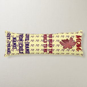 Custom and personalized gift  body pillow