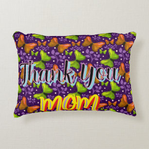 Custom and personalized gift butterfly Pattern   Accent Pillow