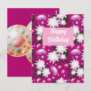 Custom and personalized Happy Birthday greetings Postcard