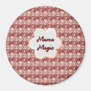 Custom and personalized mother's day floral gift magnet