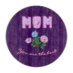 Custom and personalized mother's day gift cutting board