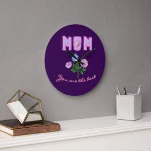 Custom and personalized mother's day gift  large clock
