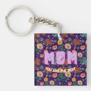 Custom and personalized mother's day gift  lumbar keychain