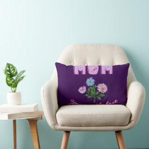 Custom and personalized mother's day gift  lumbar pillow