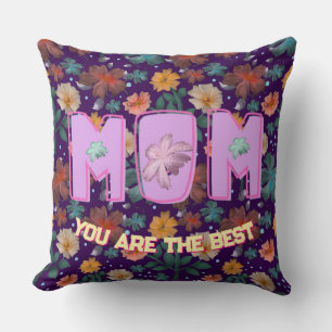 Custom and personalized mother's day gift  lumbar throw pillow