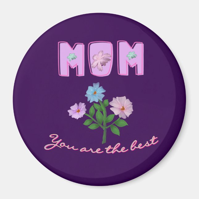 Custom and personalized mother's day gift  magnet (Front)