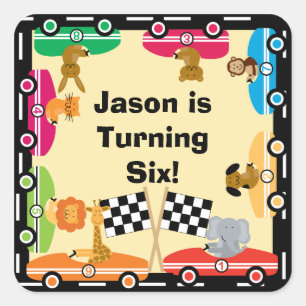 Custom Animal Racers Stickers