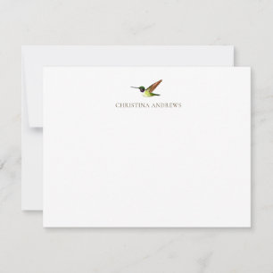 Custom Anna's Hummingbird  Card