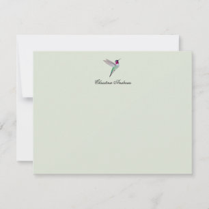 Custom Anna's Hummingbird  Card