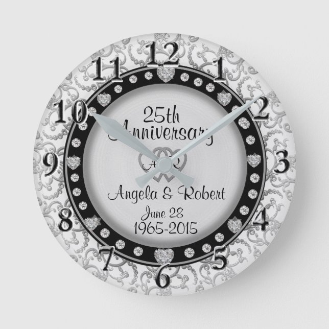 Custom Anniversary Clock (Front)