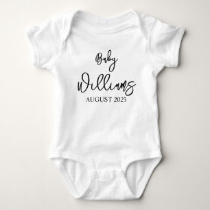 Custom Announcement Baby custom name, Coming Soon  Bodysuit