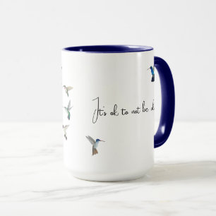 Custom Anti-Anxiety Hummingbird Mug