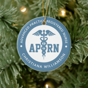 Custom APRN Advanced Practice Registered Nurse Ceramic Ornament