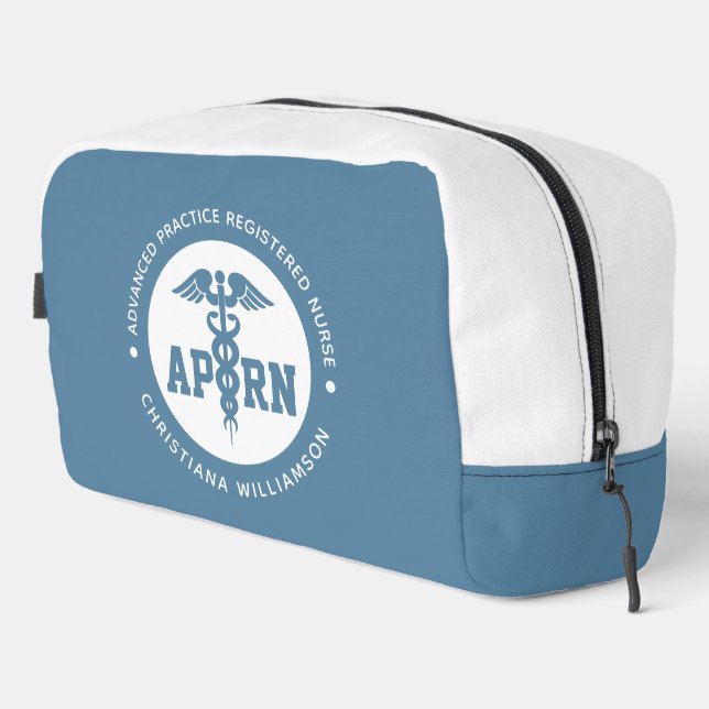 Custom APRN Advanced Practice Registered Nurse Dopp Kit (Right Corner)