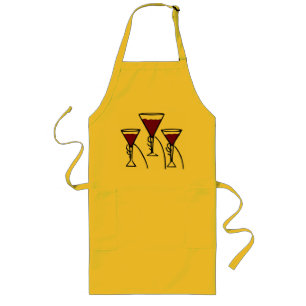 Custom Apron With Wine