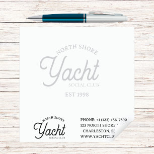 Custom Arch Script Logo Professional Business Notepad