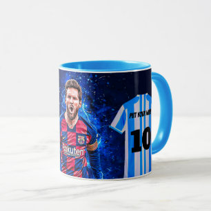 Custom Argentina Jersey Mug – Number 10 Football C