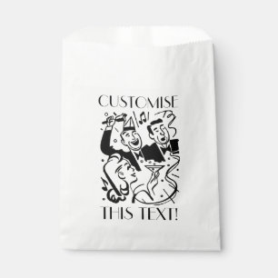Custom Art Deco Cocktail Party Favour Bag