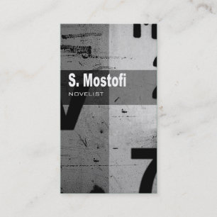 Custom - Art Tech Business Card for Novelist