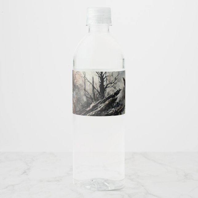 Custom Artistic Bottle Label (Front)