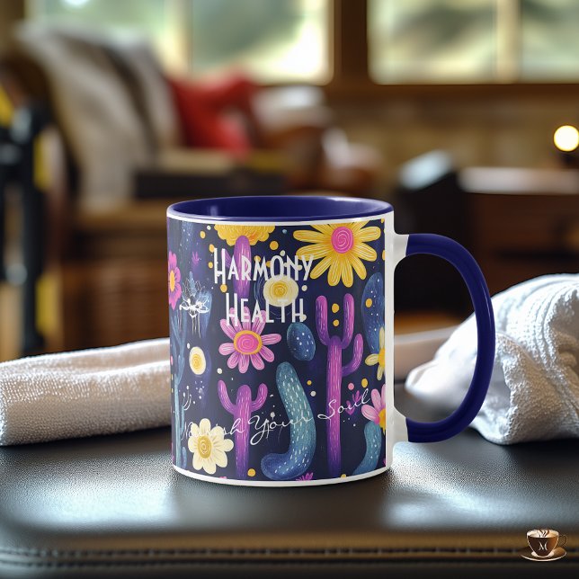 Custom Artistic Mug for Wellness Business - Cactus (Creator Uploaded)