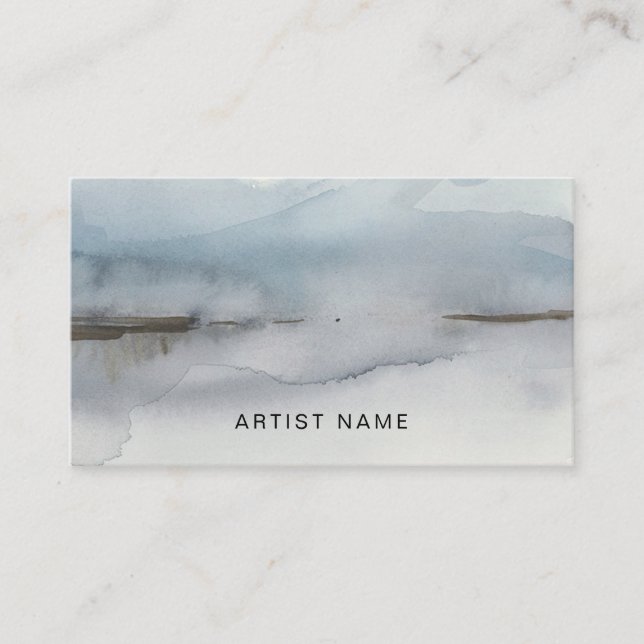 Custom Artwork Artist  Business Card (Front)