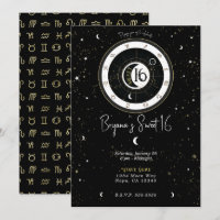 Custom Astrology Sun & Moon Sign Sweet 16   