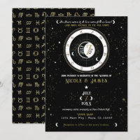 Custom Astrology Zodiac Moon Sign Wedding