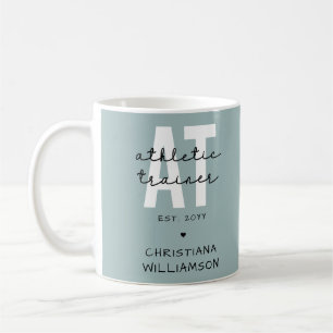 Custom Athletic Trainer AT athletic training Coffee Mug