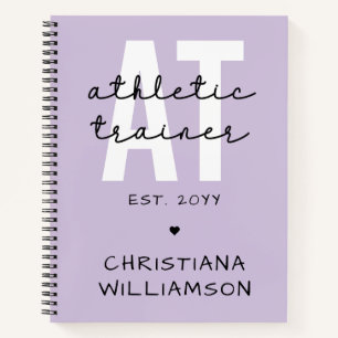 Custom Athletic Trainer AT athletic training Notebook