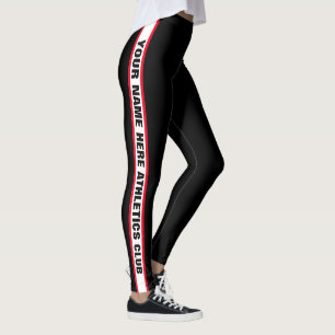 Custom "Athletics Club Name" Leggings