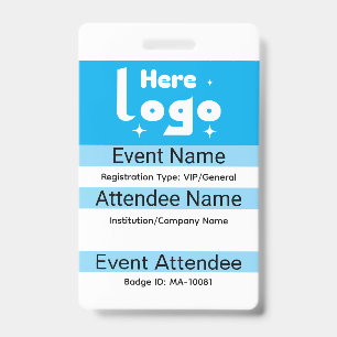 Custom attendee badge conference