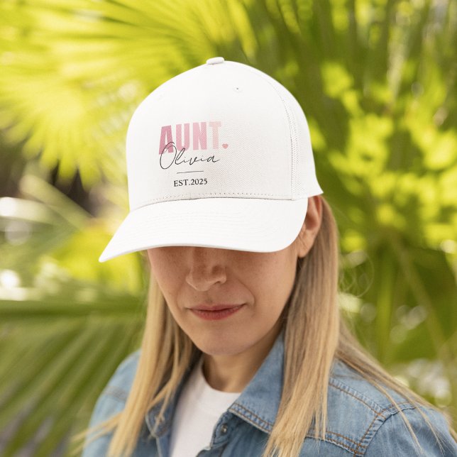 Custom Aunt Hat | Soft Pink Retro  (Creator Uploaded)