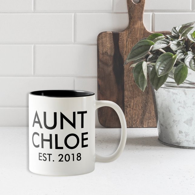 Custom Aunt Mug | New baby Pregnancy Announcement (Custom Aunt Mug | New baby Pregnancy Announcement
)