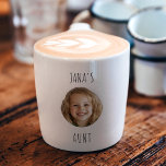 "Custom Aunt | Personalized Photo Gift Espresso Cup<br><div class="desc">Celebrate your special aunt with this personalized photo espresso mug! Featuring a compact and stylish design, this mug allows you to add her favourite photo along with a name or custom text to create a meaningful gift. Perfect for birthdays, holidays, or just because, this espresso mug is the ideal way...</div>