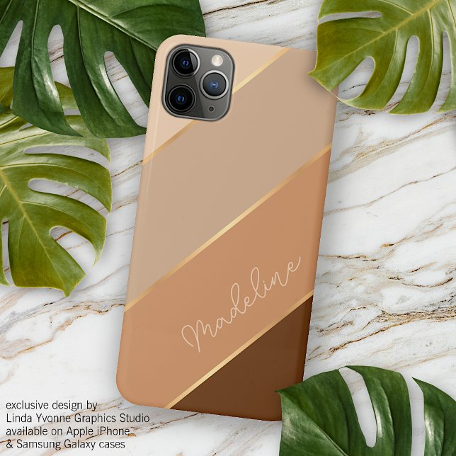 Custom Autumn Caramel Spiced Latte Fall Colours iPhone Case (Creator Uploaded)