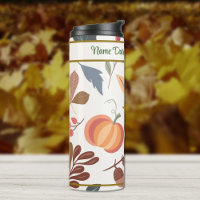 Custom Autumn Fall Simple Design 12oz.
