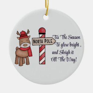 Custom Avocado Couple Ornament, Personalize Design Ceramic Ornament