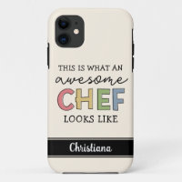 Custom Awesome Chef Gifts | Best Chef Ever Funny