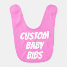 Custom Baby Bib Blank Template